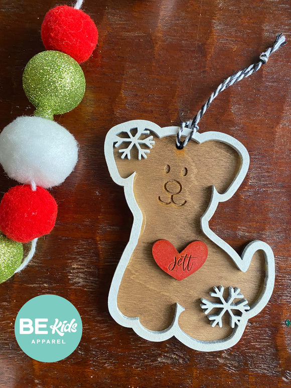 Dog or Cat Christmas Ornament