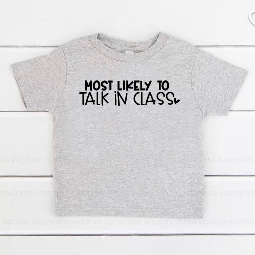 Most Likely to Talk in Class