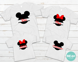 Mickey / Minnie head with Name