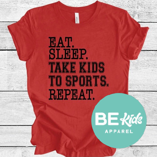 Eat. Sleep. Take kids to sports. Repeat.
