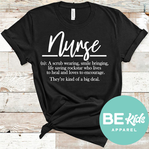 Nurse Definition (white design)