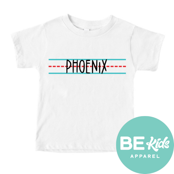 School Personalized Name Tee