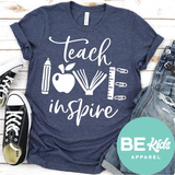 Teach love inspire (white design)