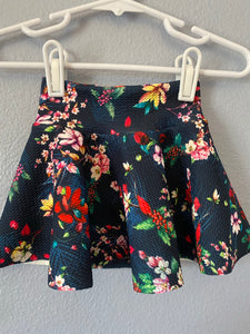 Christmas floral Skirt