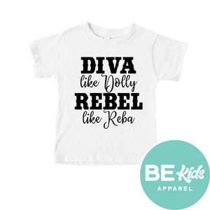 Diva like Dolly Rebel like Reba