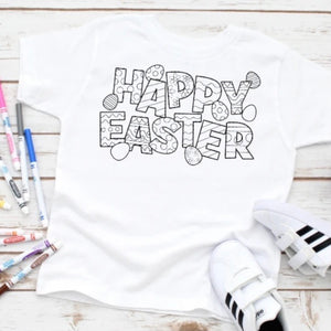 Easter Coloring Tee