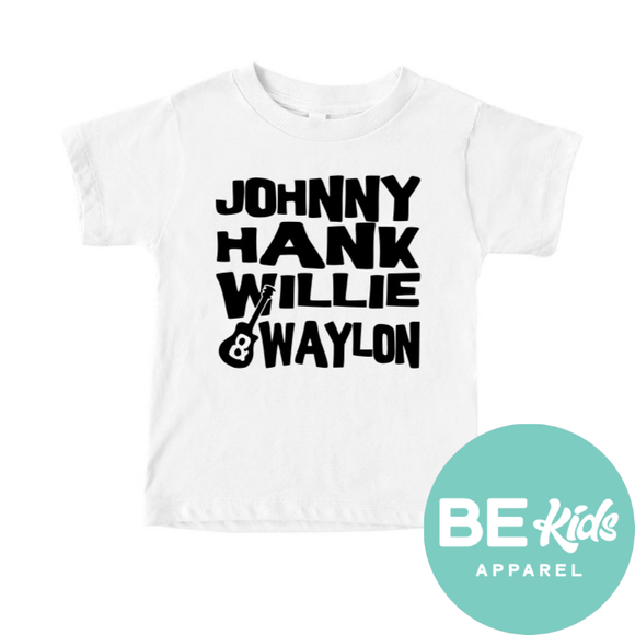 Johnny Hank Willie Waylon