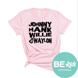Johnny Hank Waylon Willie