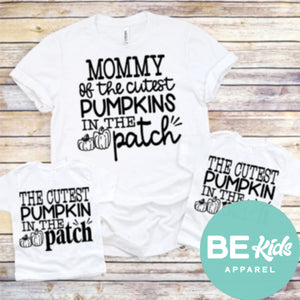 Mommy of the cutest pumpkins in the patch (black design)