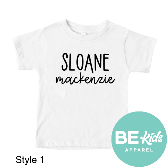 Personalized Name Tee