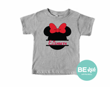 Mickey / Minnie head with Name