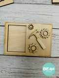 Father's Day Wood Paintable Picture Frame