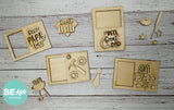 Father's Day Wood Paintable Picture Frame